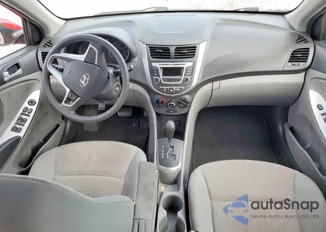 2014 Hyundai Accent z USA, uszkodzony, nr VIN KMHCT5AE1EU188664